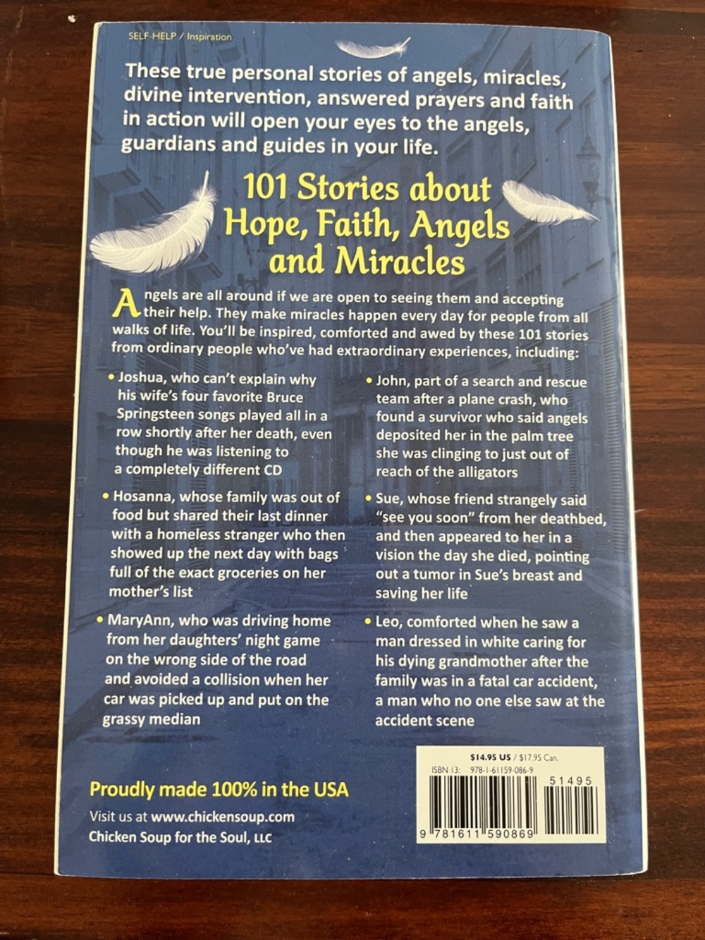 🏷 Chicken Soup for the Soul: Believe in Angels - Yellow & Blue Cover - Picture 2 of 6